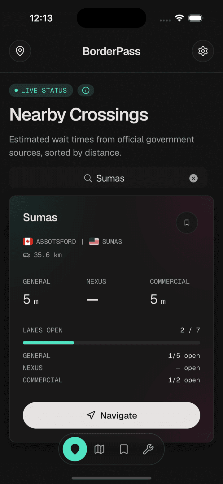Search — Search by name when you know where you’re headed.